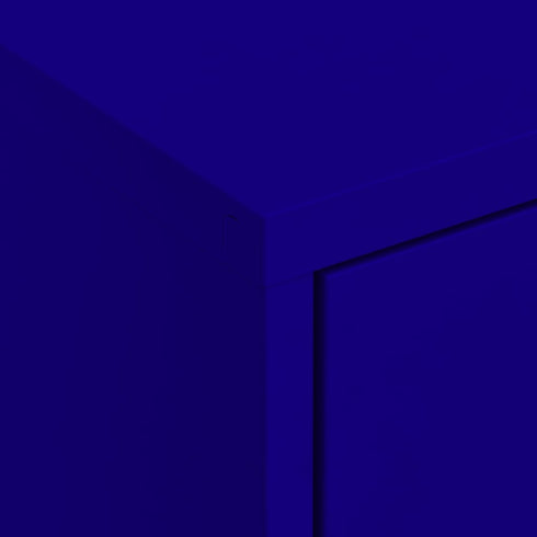 Lady Jillian -  Storage Cabinet Navy Blue 80x35x101,5 cm Steel - Model 3
